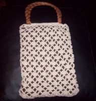 Cartera artesanal,tejida en hilo (Oferta lanzamiento)